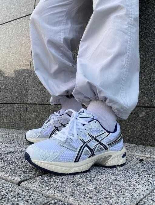 Кроссовки Asics Gel-1130 White Black Beige 36-46 асикс Распродажа!