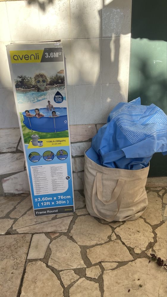 Piscina intex vendo pois nao uso
