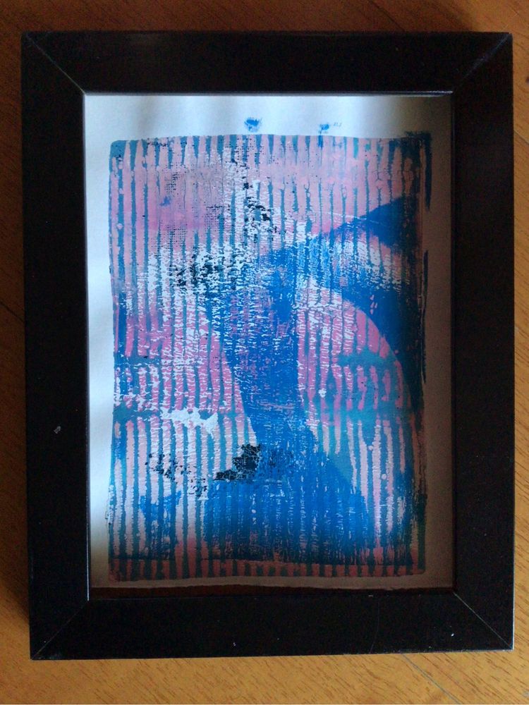 Tecnica mista tinta acrílica 18x24cm
