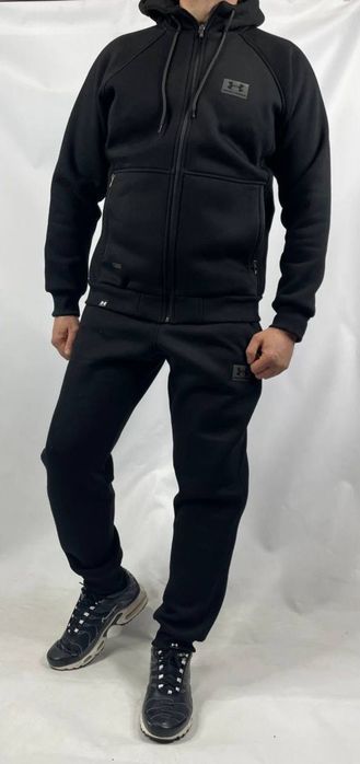 Мужской спортивный костюм Under Armour зимний тёплый на флисе
