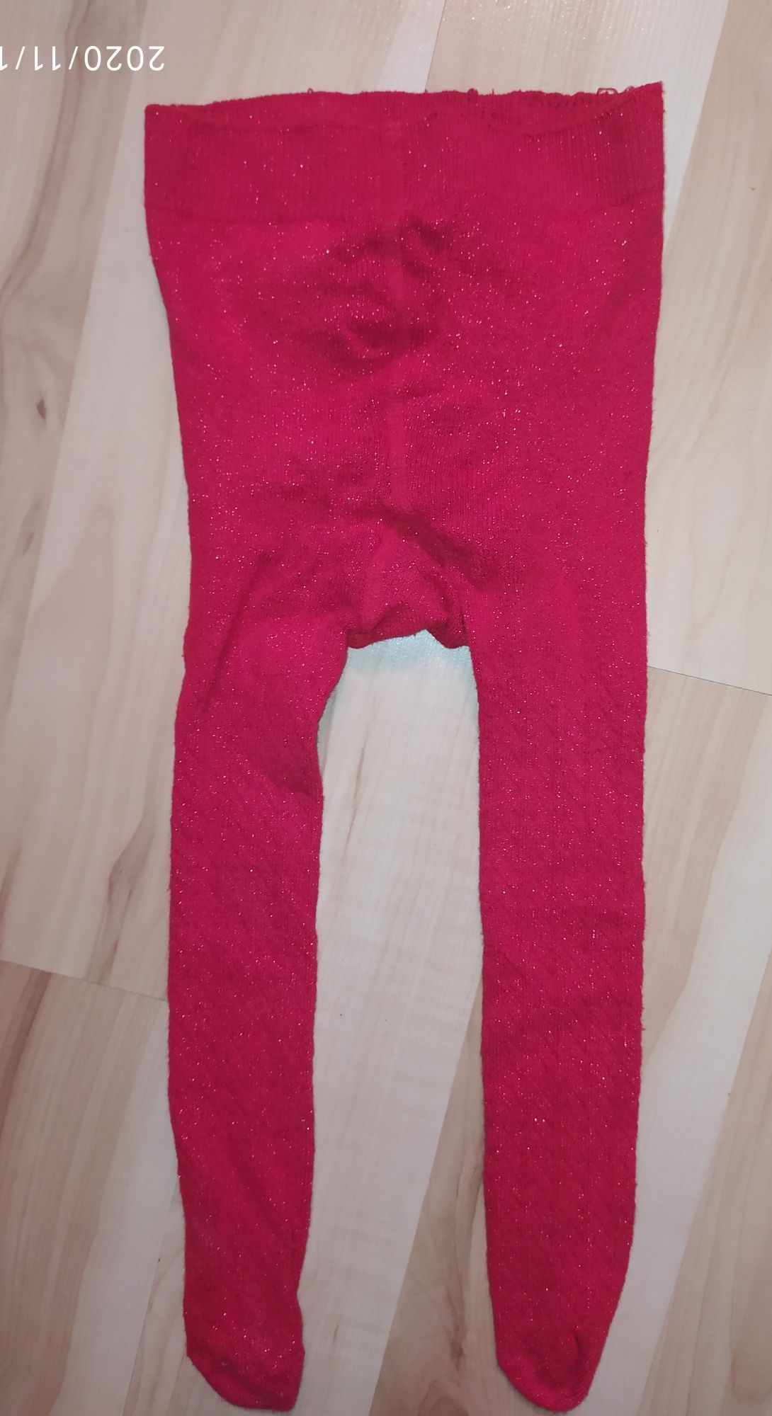 Sukienka mała mikołajka rozmiar 86cm+ rajstopy