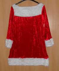 туника или короткое платье на 44 размер или подростковое Санта