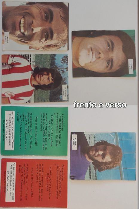 Craques de futebol antigos