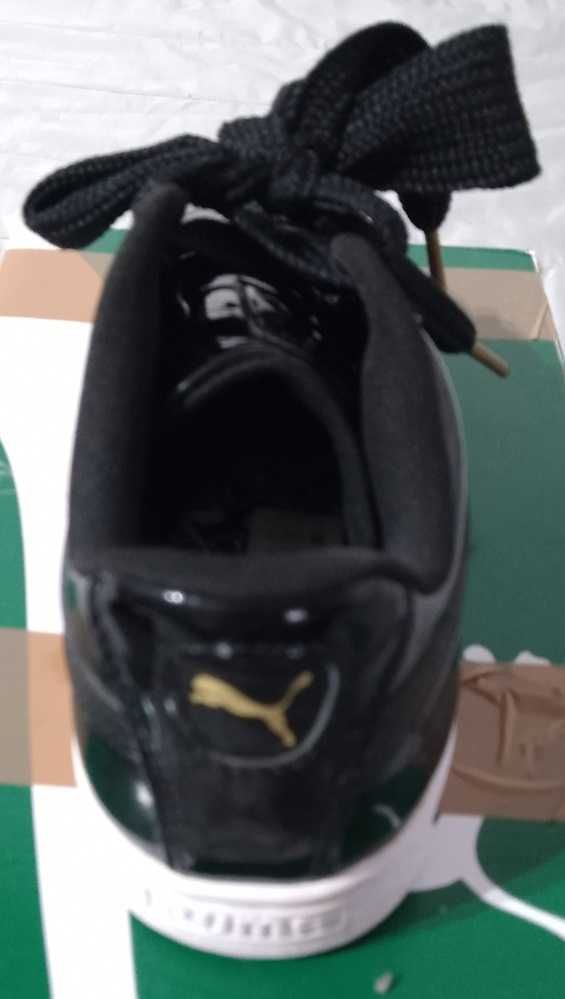 Sapatilhas PUMA com laço Preta Tam:36 (1196)