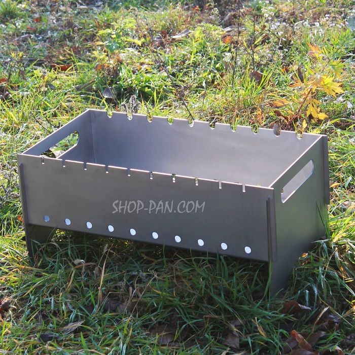 Мангал разборной туристичний з нержавійкина 10 ш *Південий*+Розпалювач