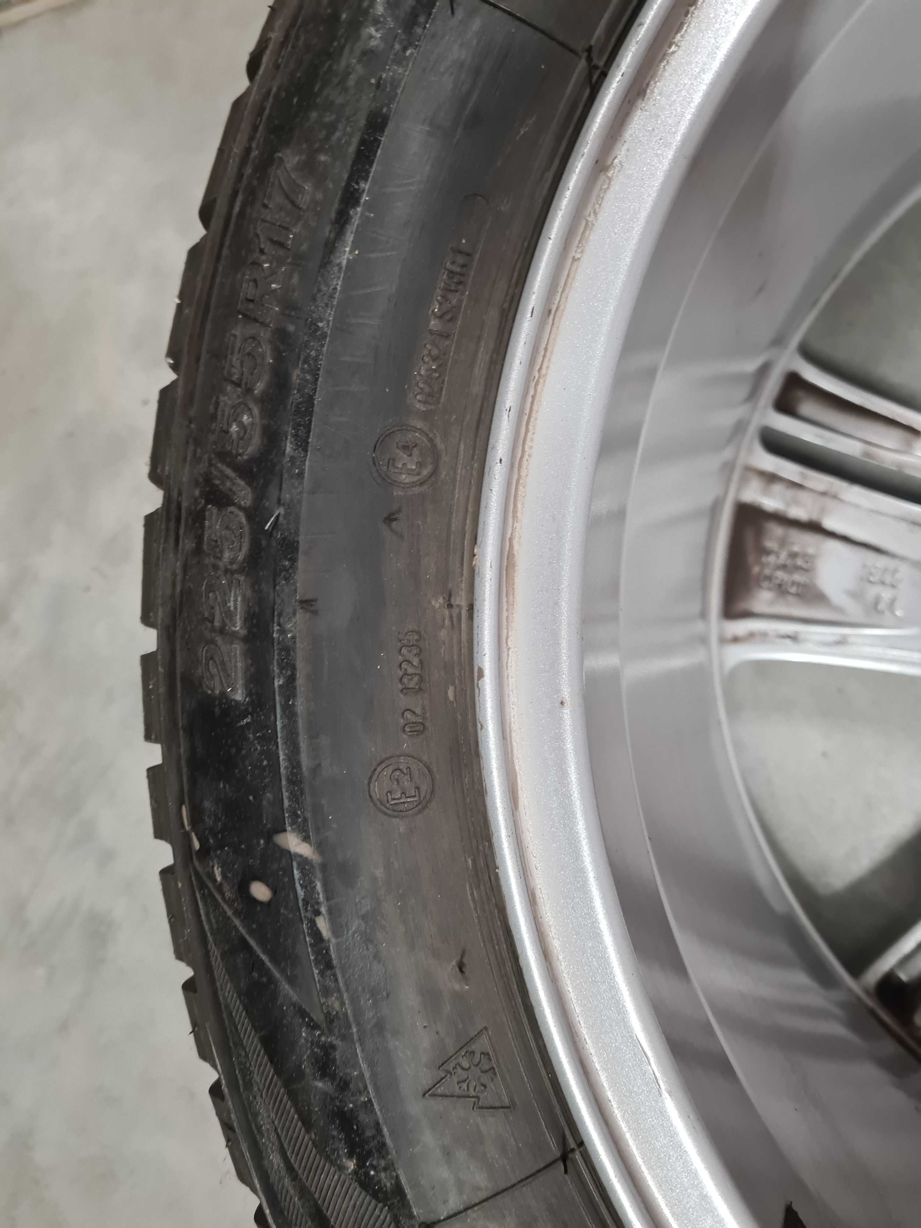 Felgi do Opla Insigni B z oponami Firestone Winterhawk 3 225/55 R17