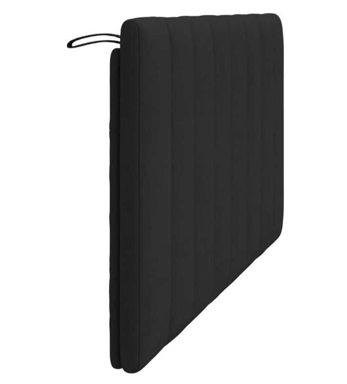 Poduszka na wezgłowie, czarna, 160 cm