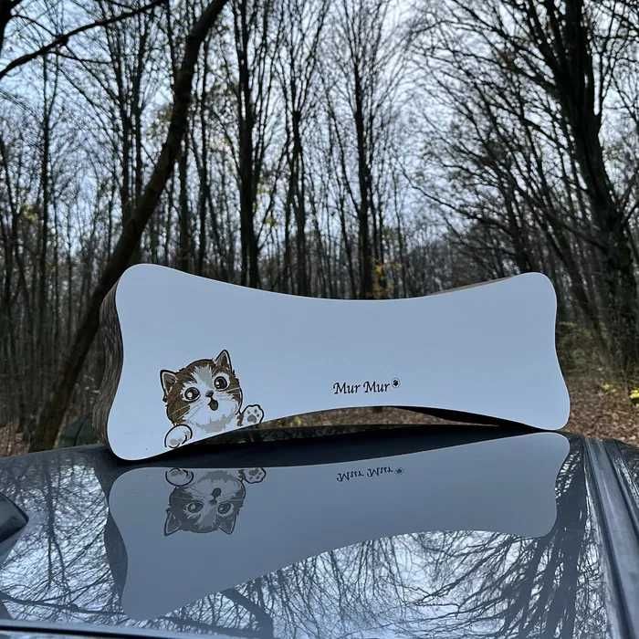 Кігтеточка картонна (дряпка) - лежанка для котів MurMur M 610x250x210