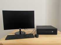 Computador, Monitor, Teclado e Rato - Como novo, pouco uso