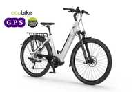 Rower elektryczny EcoBike LX300 White 17"/19"+bat.14Ah/48V+GPS+ubep.