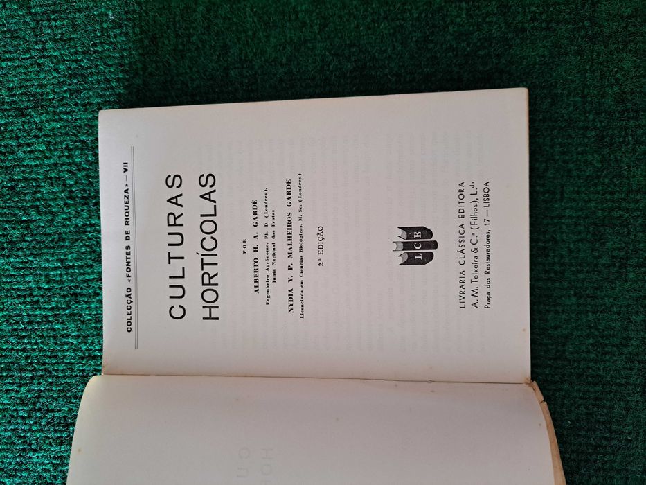 Culturas Hortícolas - Alberto Gardé e Nydia Gardé