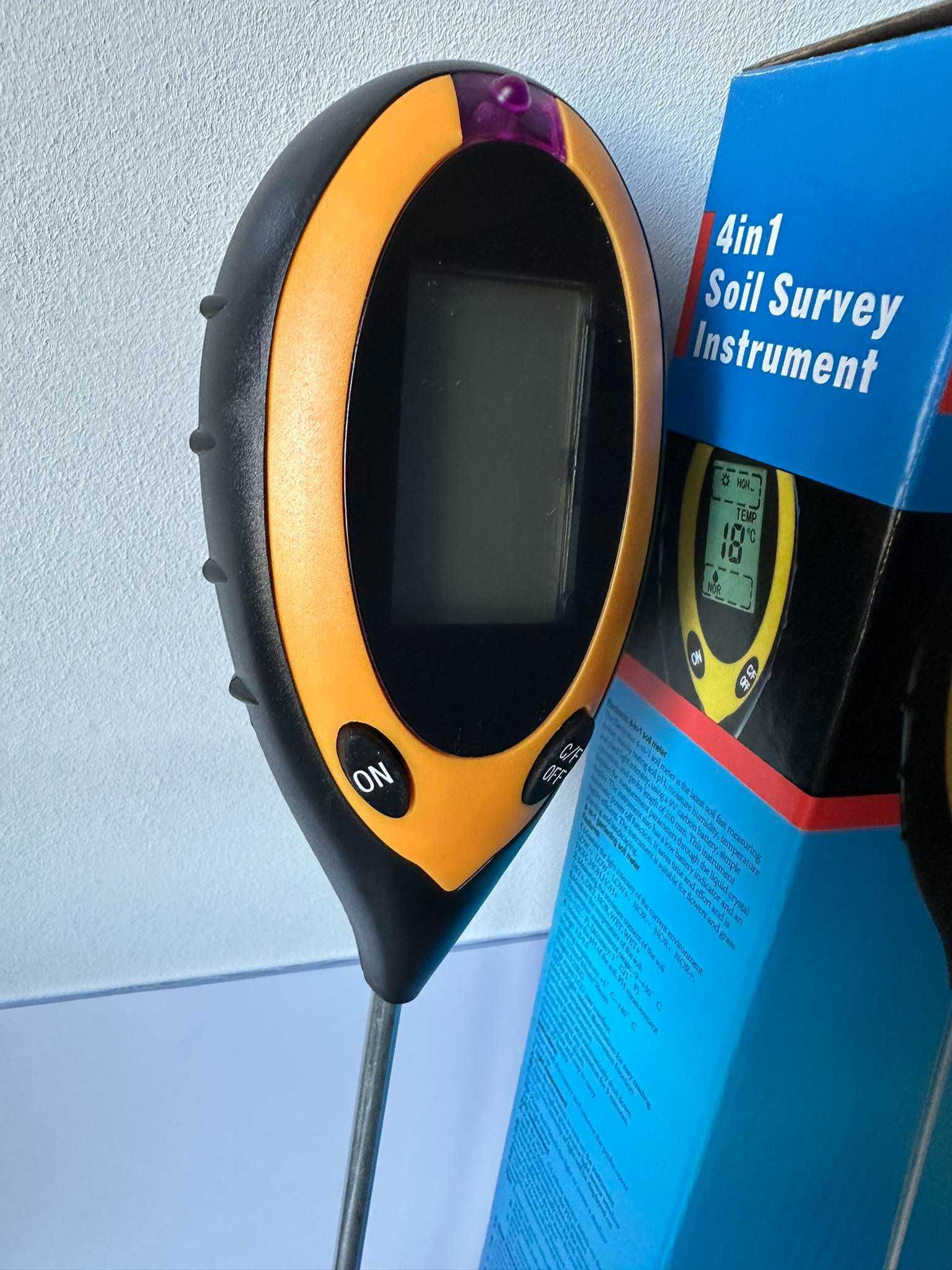 Kwasomierz glebowy Tester Ph 4w1 Ekrad LCD NOWY WYSYŁKA 24h