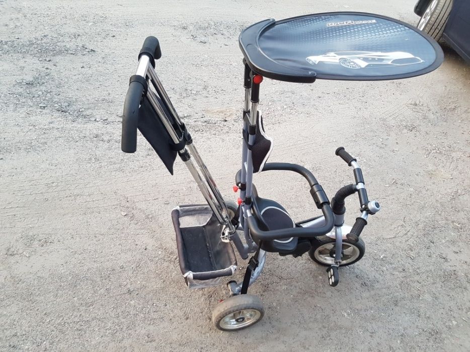 Велосипед коляска дитячий із знімним козирьком від сонця та дощу