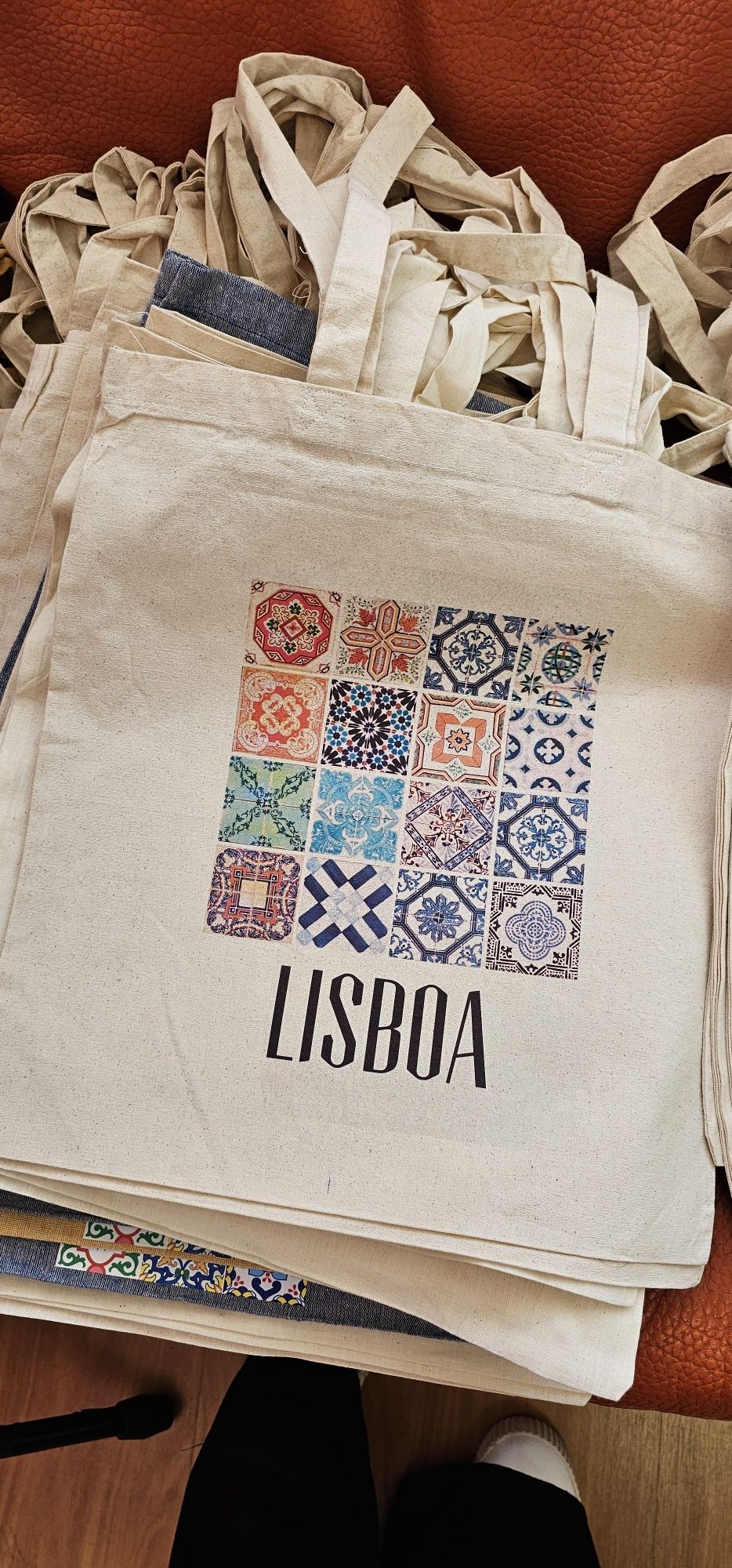 80 Sacos de Pano com Motivos de Lisboa