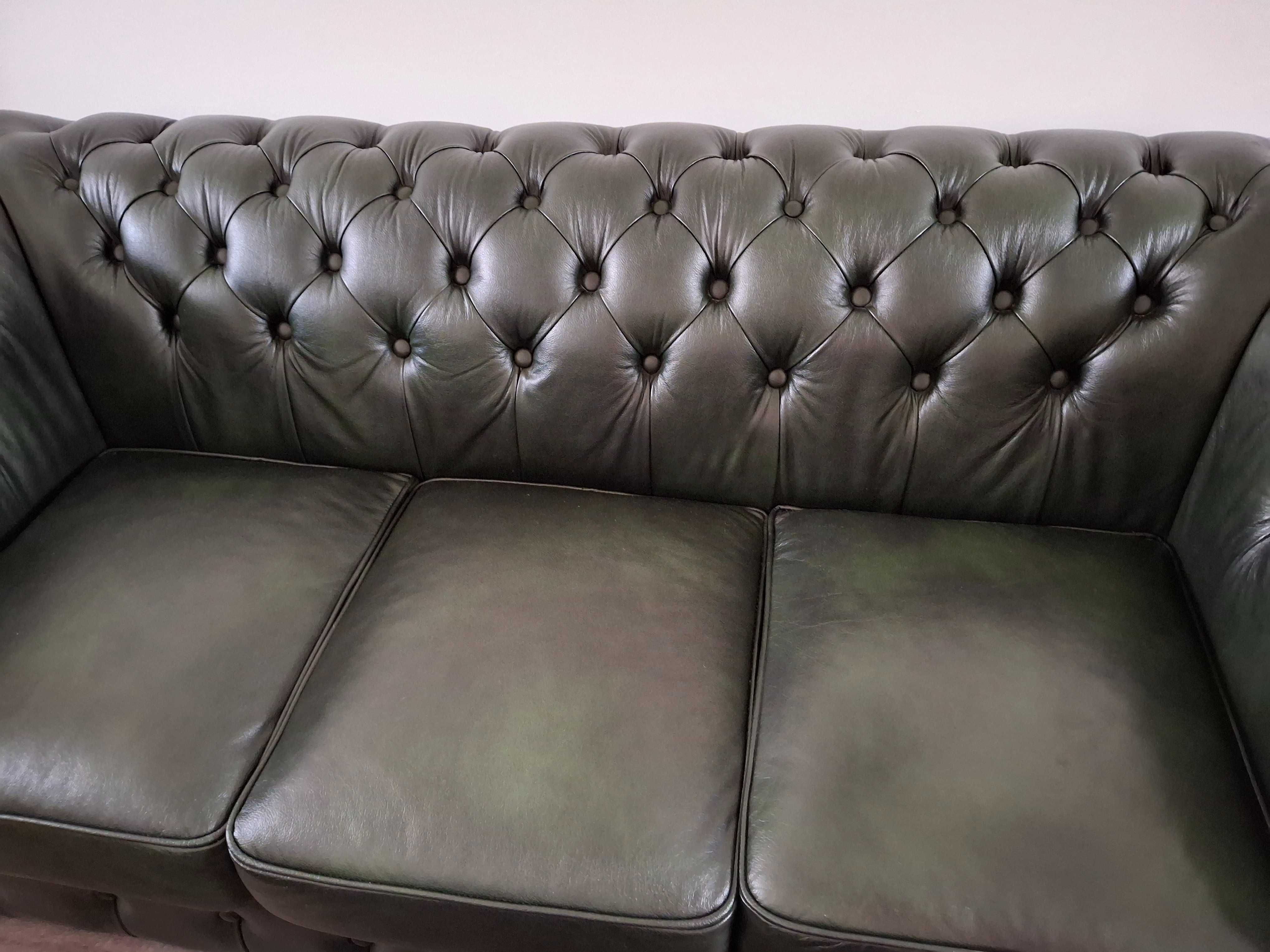 sofa skórzana chesterfield