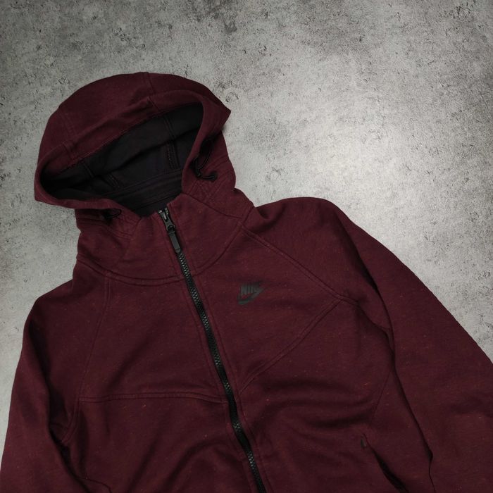 DAMSKA Bluza z Kapturem Rozpinana Hoodie Drill Nike Tech Fleece Logo