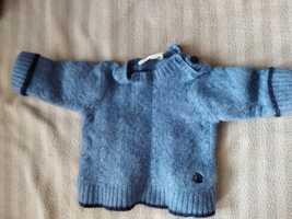Sweterek  niemowlęcy wełniany rozmiar 62