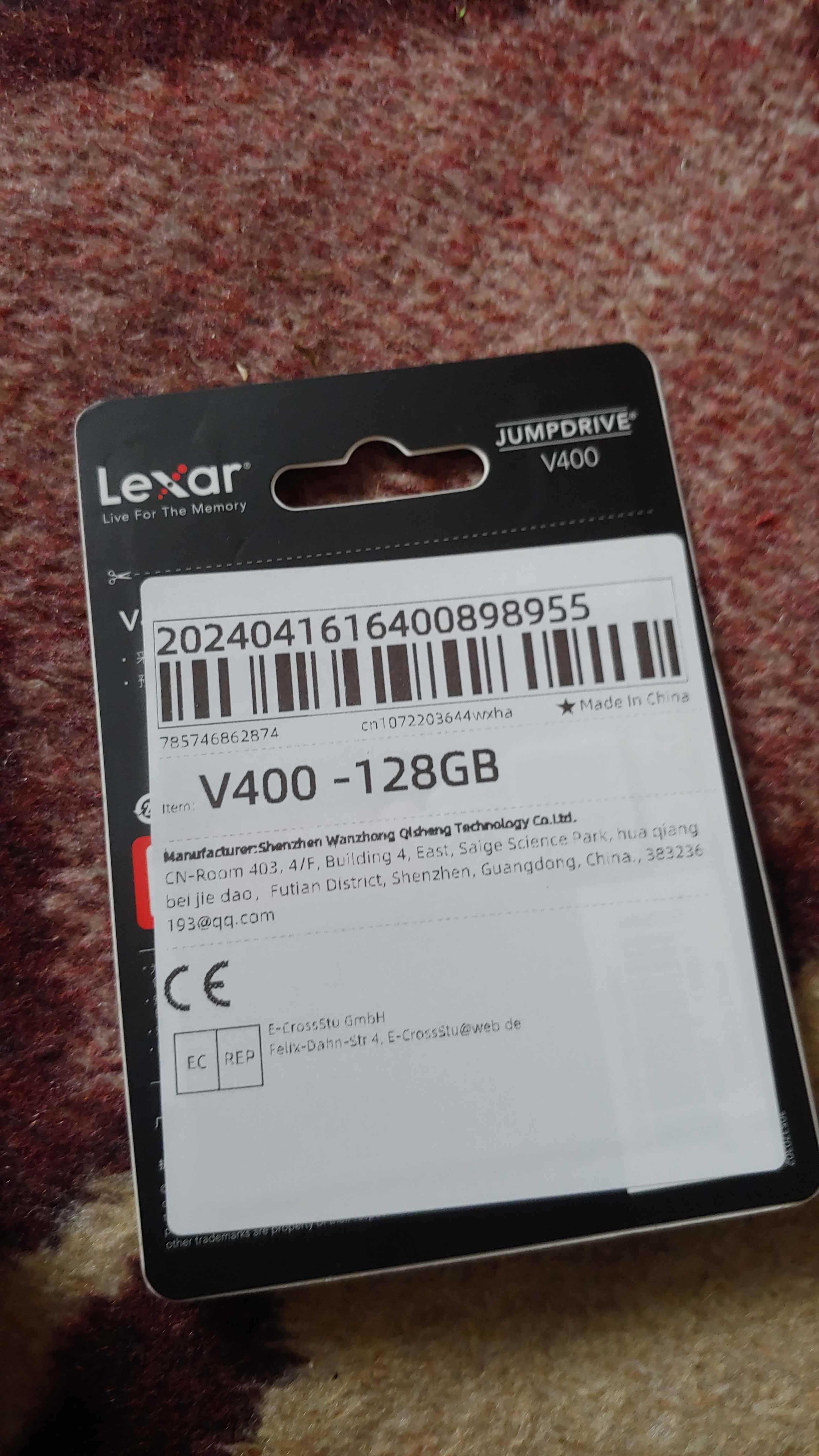 Флешка Lexar 128Gb Usb 3.2 быстрая gen1 Новая