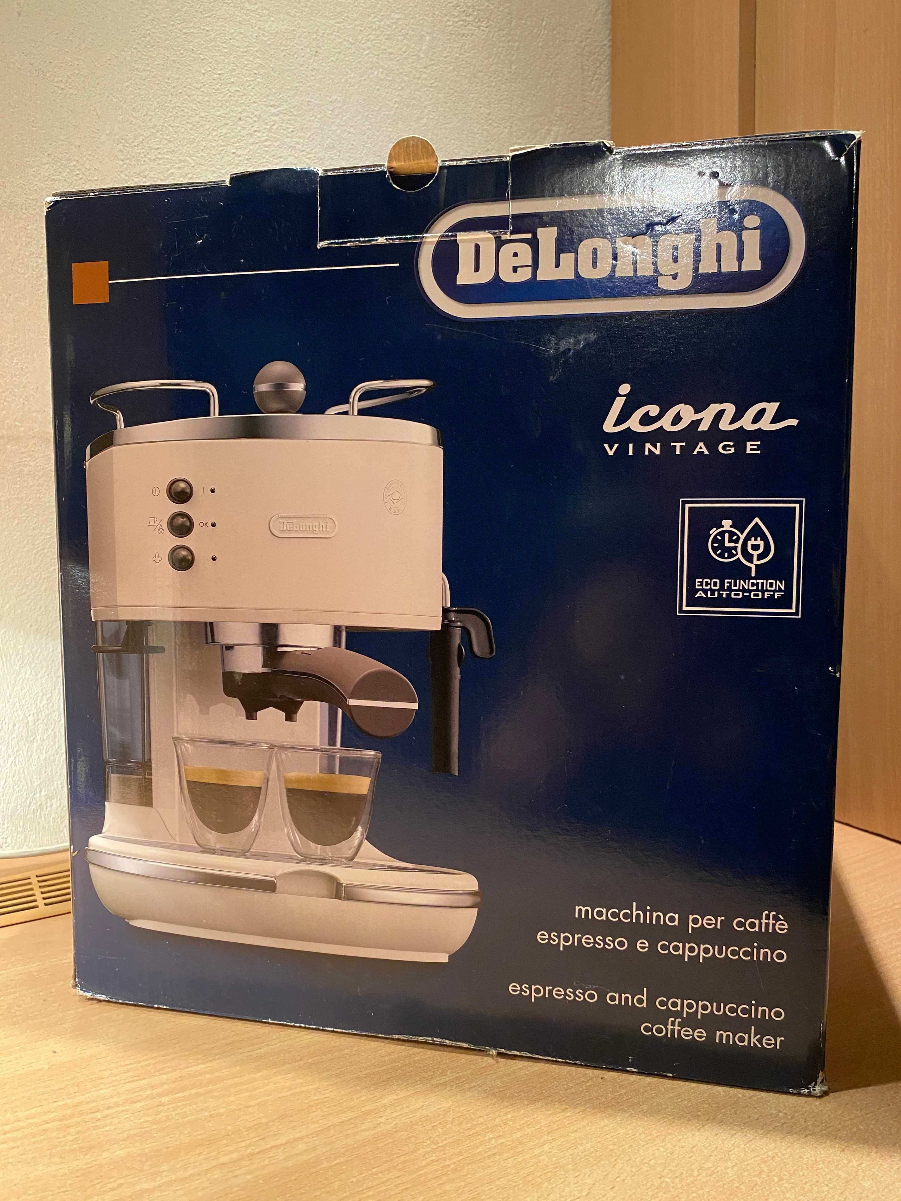 Ekspres kolbowy De'Longhi Icona Vintage ECOV 311.BG - stan jak nowy
