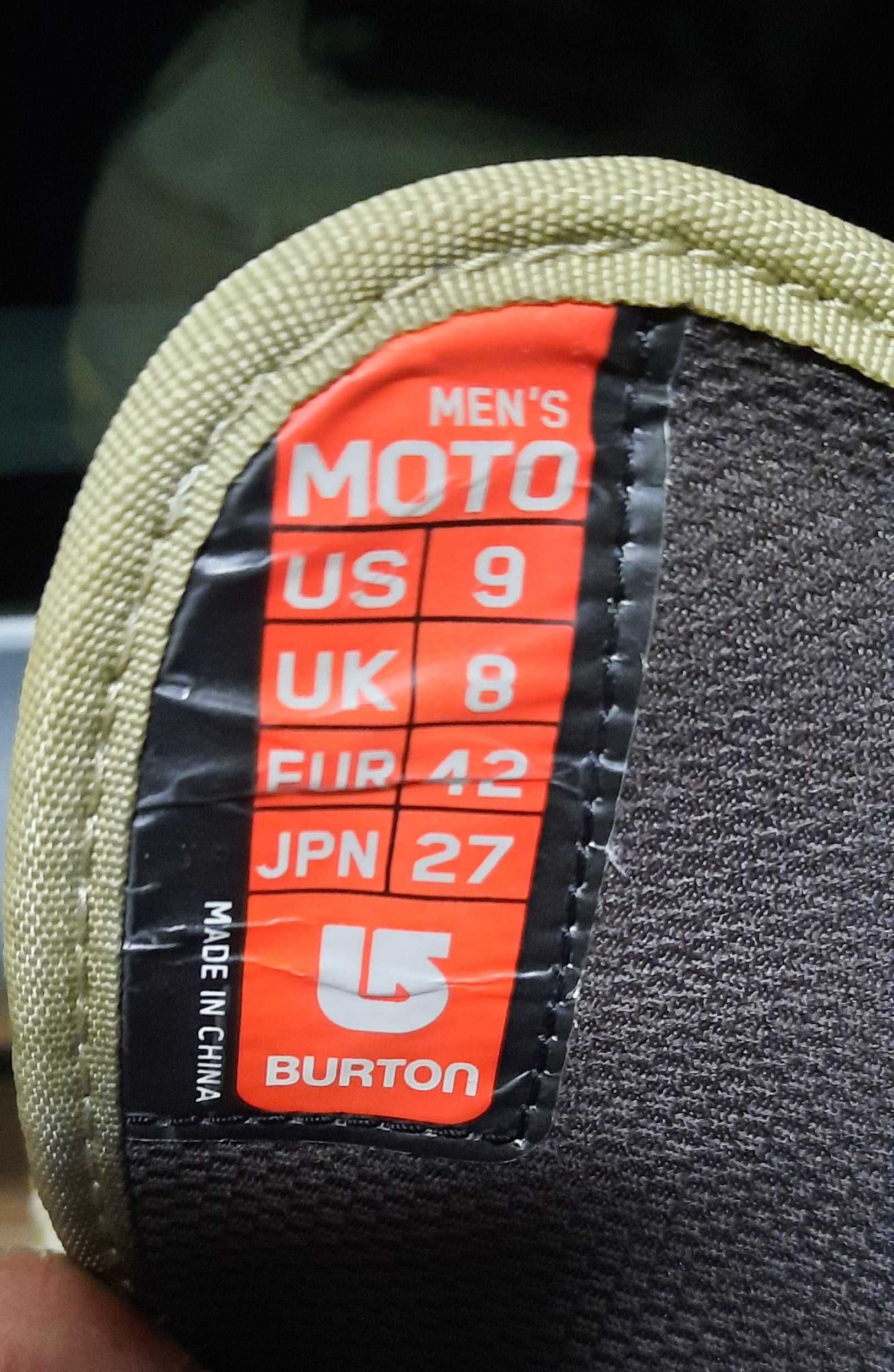 Botas Burton Moto n42