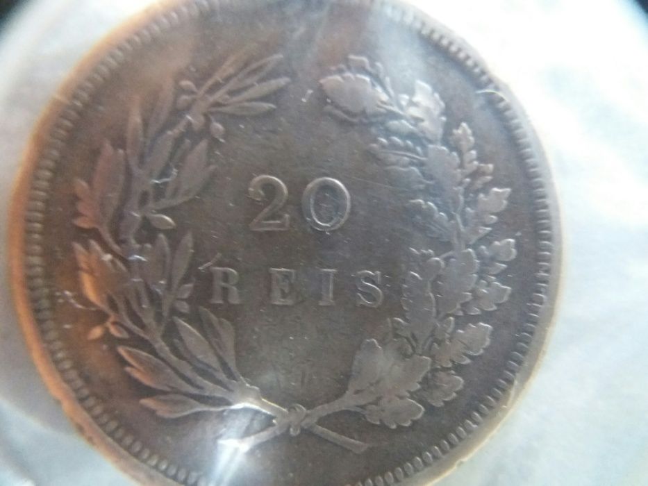 Lote de 4 moedas de 20, 10 e 5 Reis (D. Carlos I)