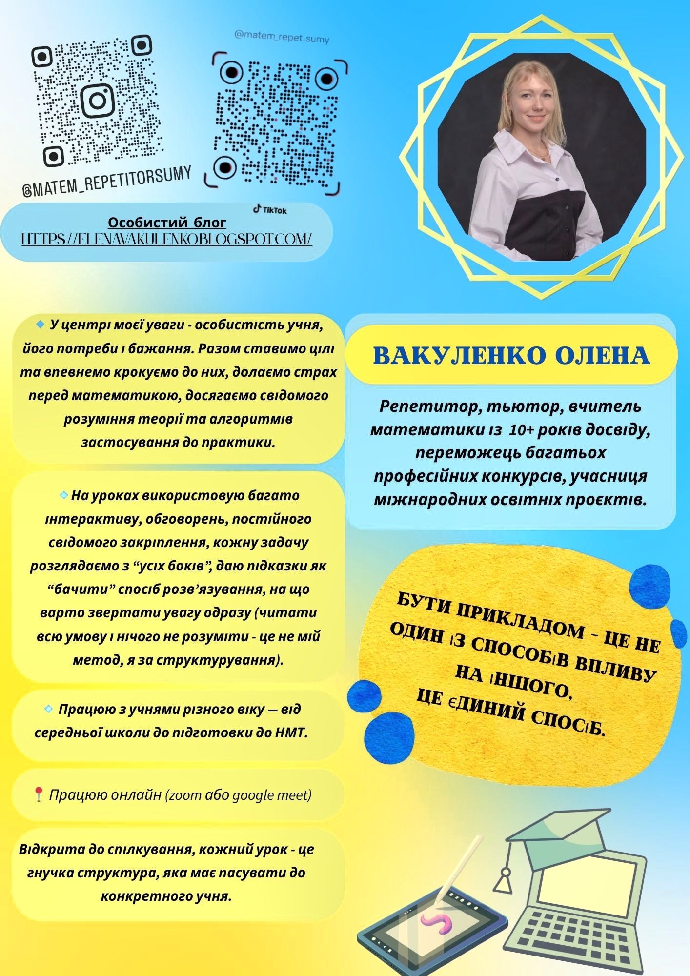 Репетитор з математики