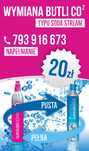 Wymiana i nabijanie butli CO2 typu Sodastream Warszawa