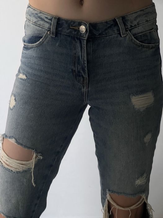 Jeansy Mohito rozmiar 34 casual XS niebieskie