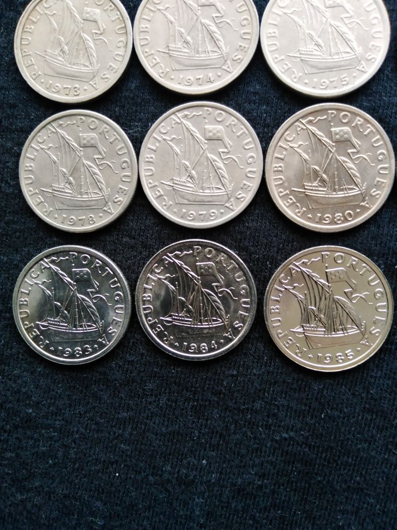 Coleção de moedas de 2.5 escudos