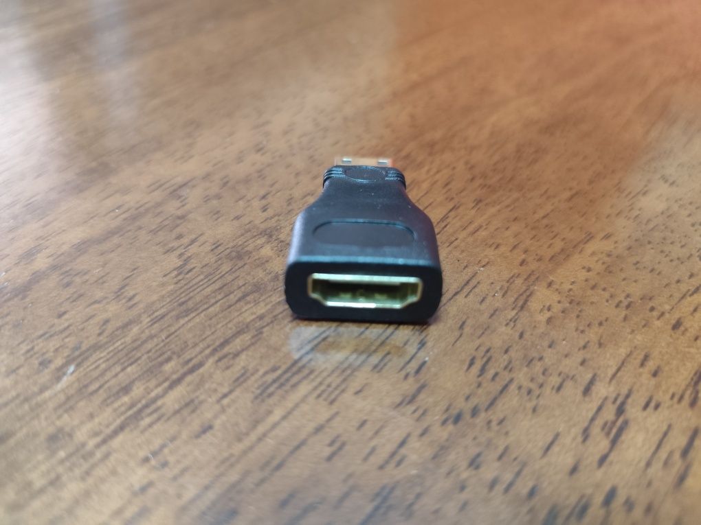 Adaptador mini HDMI macho para HDMI fêmea