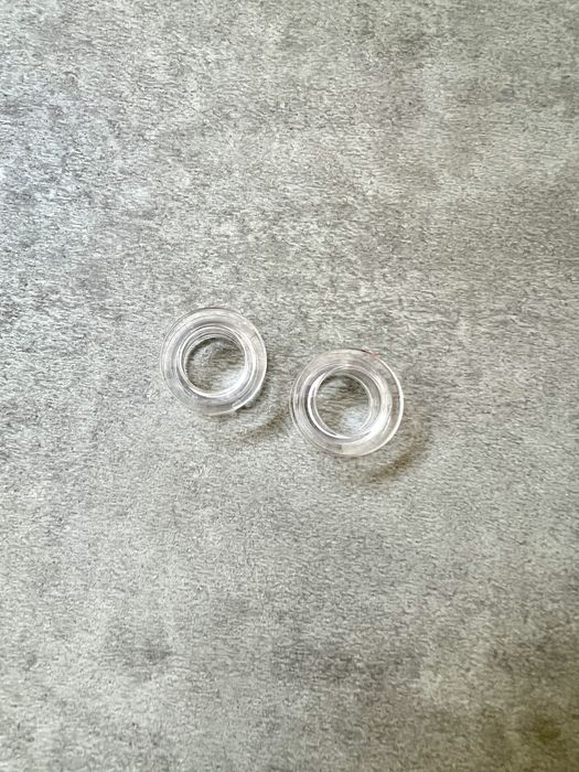 Túneis / Alargadores 14mm transparentes