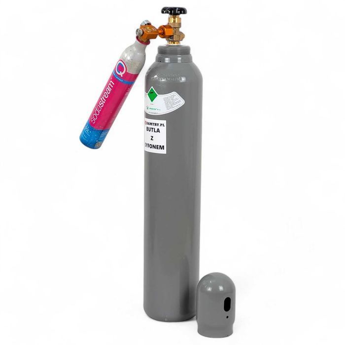 Zestaw Butla 8l i Przetoczka ALFA-10 do Nabijania Butli Sodastream