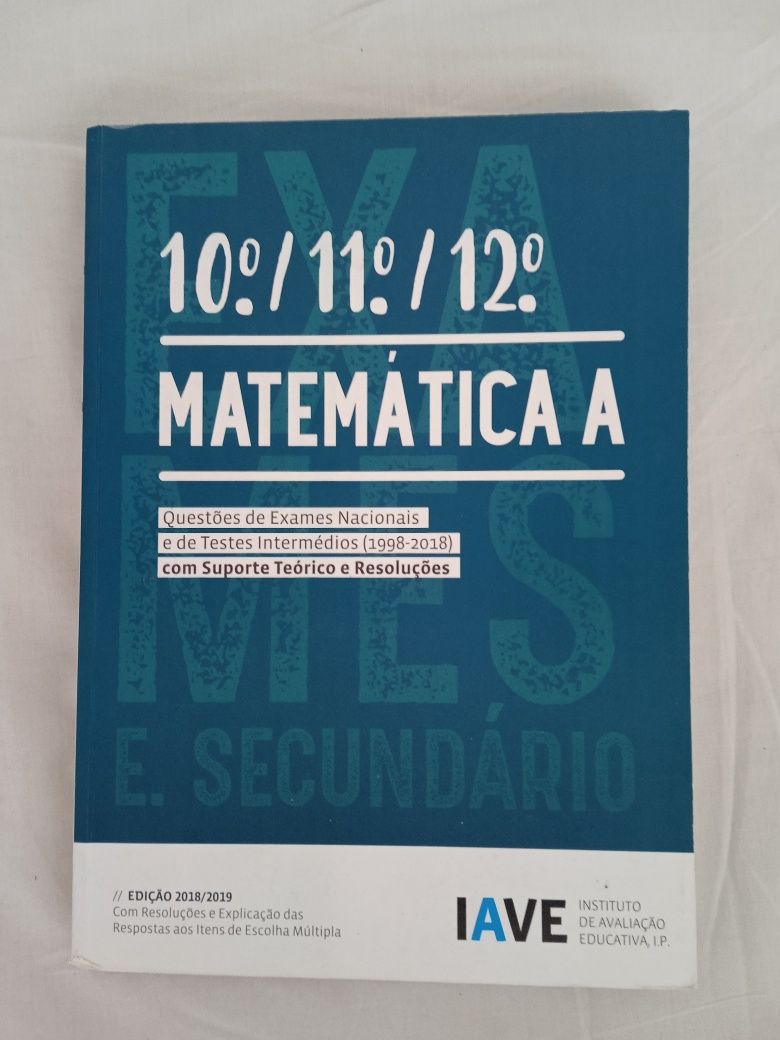 Livros de preparação para o exame Matemática A 12o ano