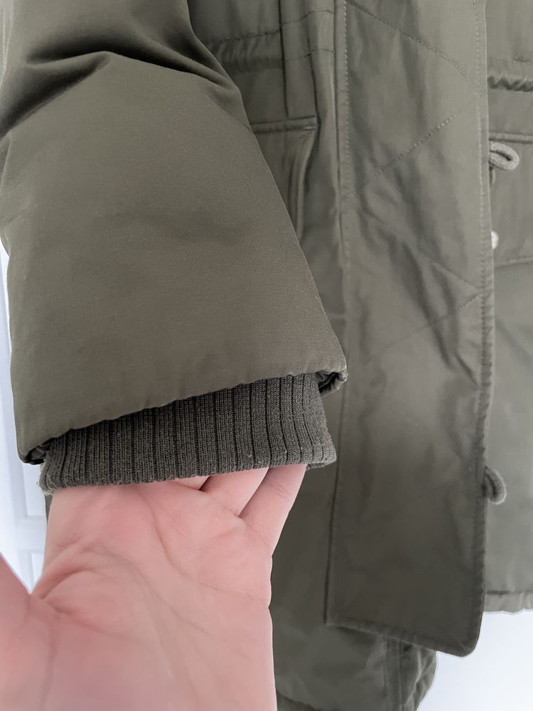 Parka kurtka zimowa damska TOMMY HILFIGER khaki xs