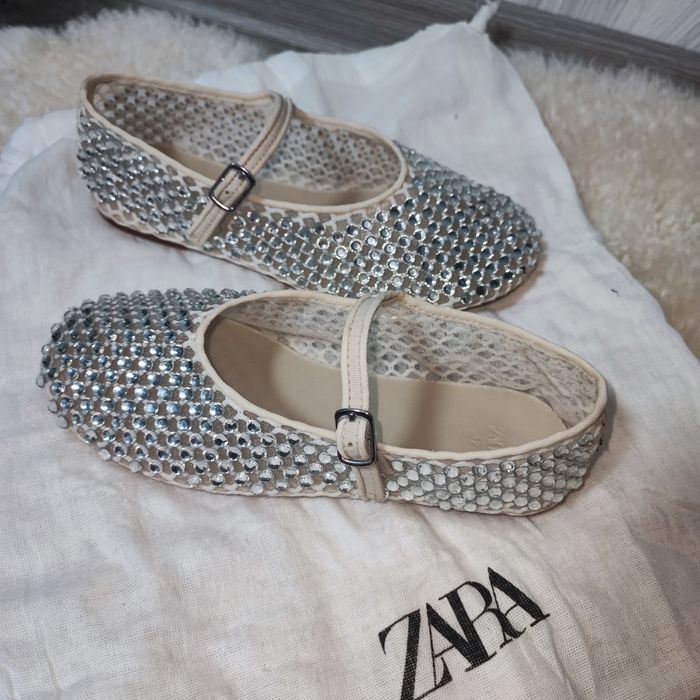 ZARA святкові туфельки човники 32р