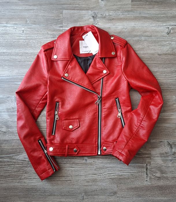 Ramoneska casual red XS Mango