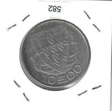 Portugal - - - - - 10$00 - - 1942 - - - Moeda Falsa