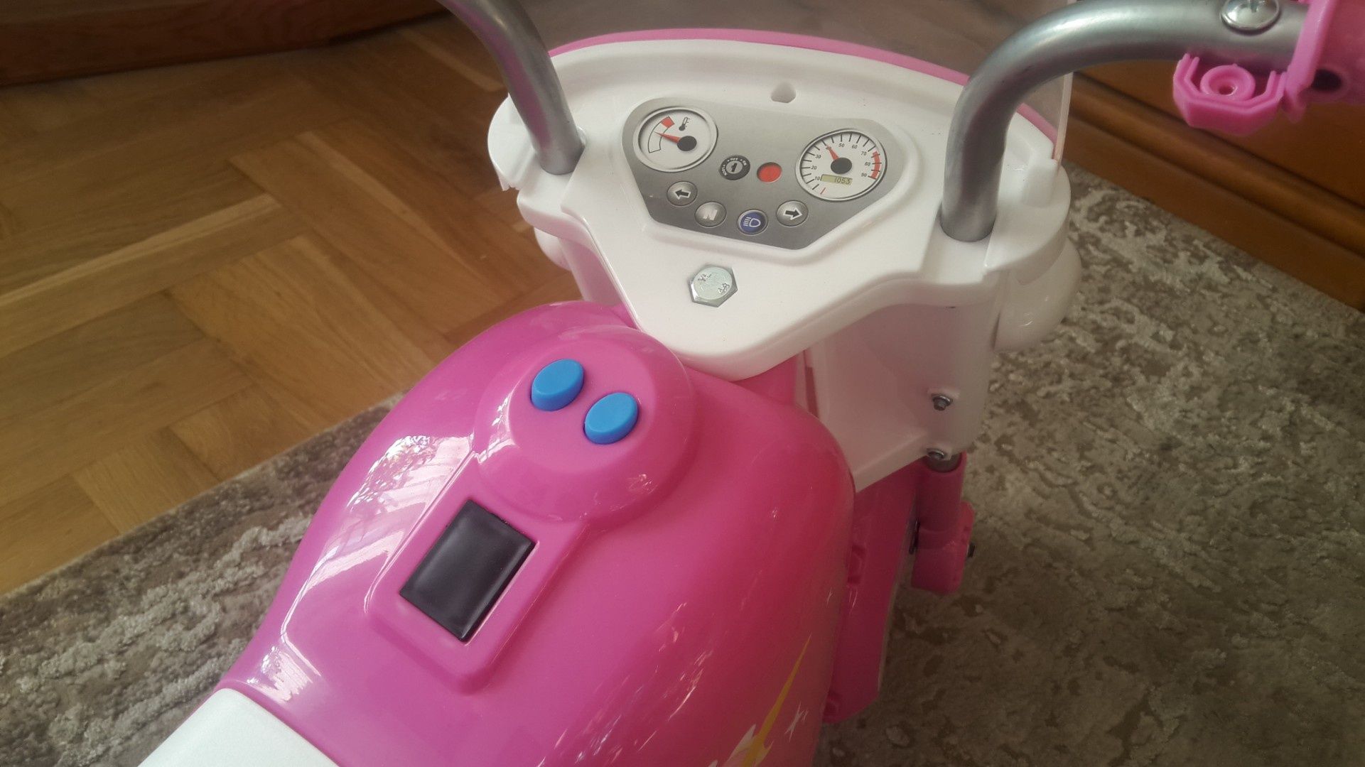 Nowy elektryczny skuterek dla dziewczynki dzien dziecka jednorozec