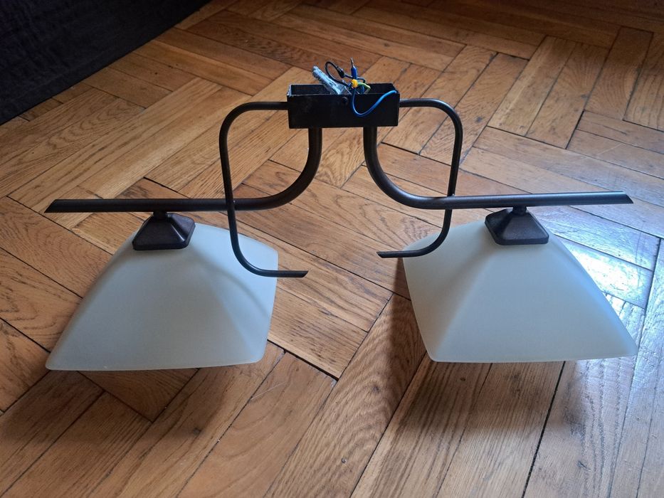 Lampa sufitowa podwójna