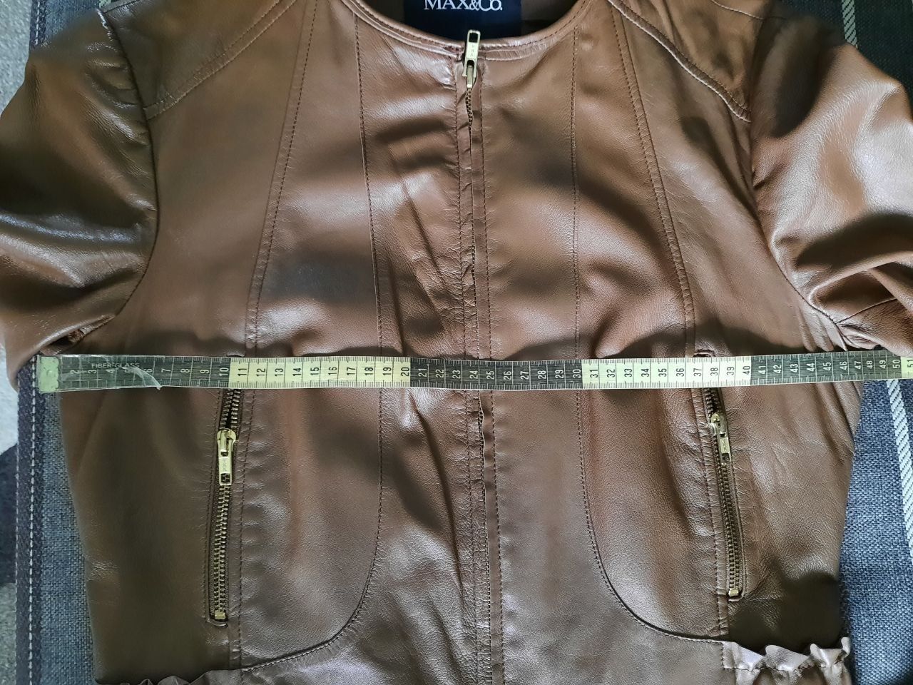 Куртка кожаная кожанка Max&co
