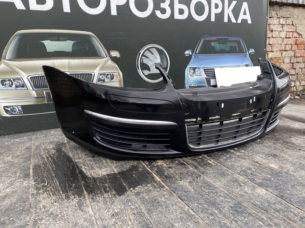 Бампер передній VW golf 5 jetta 5 LC9X передний чорний гольф 5 джета 5