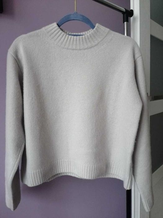 Pudełkowy sweter oversize 100% kaszmir H&M Premium