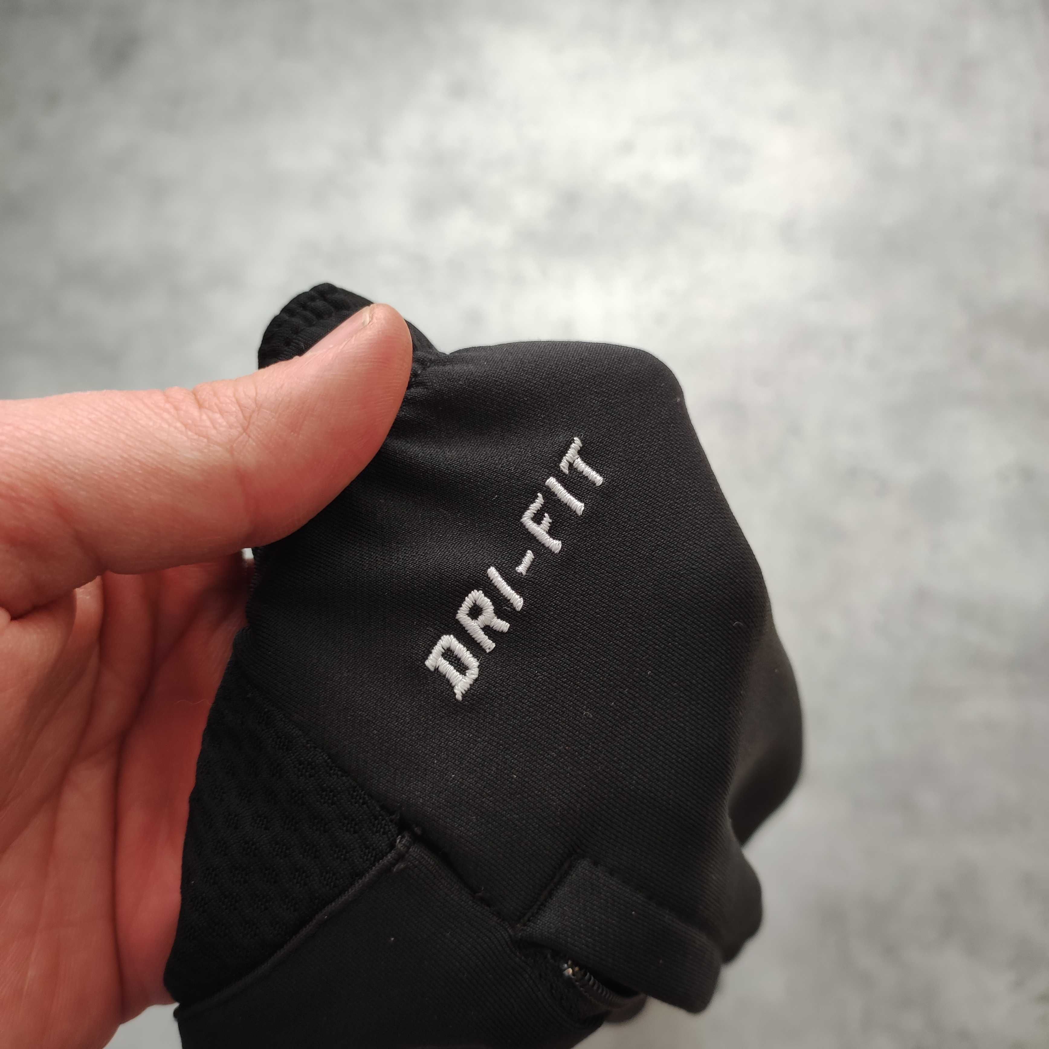 MĘSKIE Dresy Sportowe Czarne Dri-Fit Siłownia GYM Active Nike Joggery