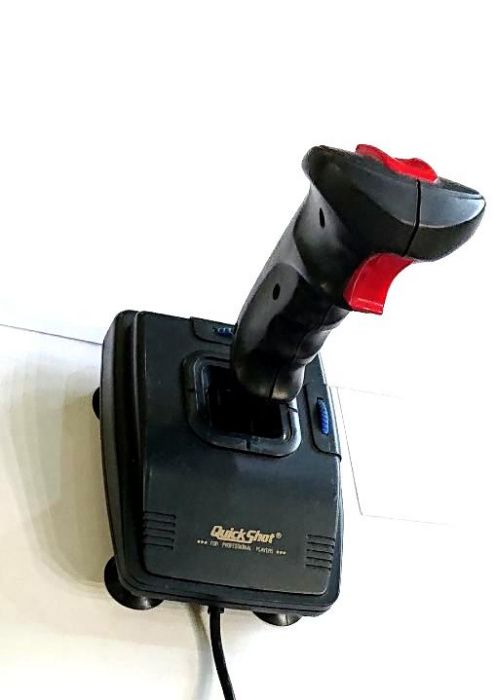 Joystick Quickshot Warrior 5 analog Gameport PC MIDI 15 PIN retro