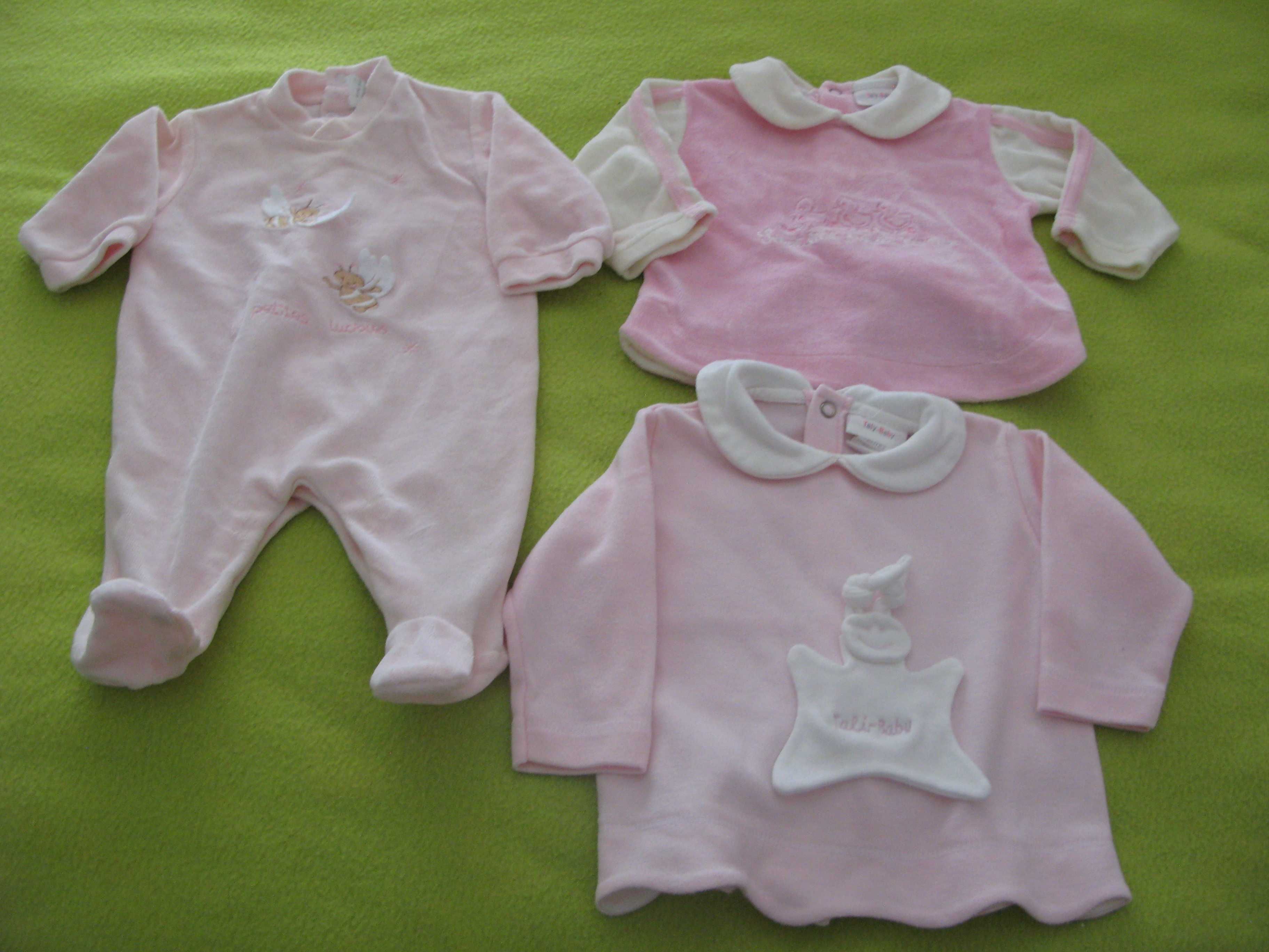 Roupa de bebé (menina) – 0 a 1 Mês: