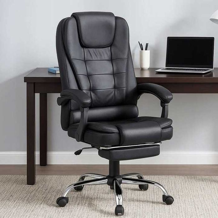 NOWY Fotel Biurowy Ergonomiczny Do Biurka Obrotowy Krzesło Biurowe FV