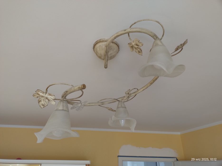 Lampa sufitowa i lampki