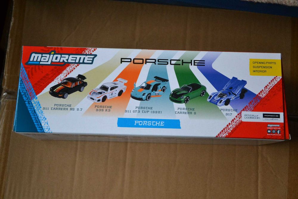 zestaw 5pak Majorette 911 Porsche 935 992 gt3 carrera RS 917