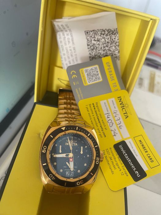 Relógio invicta (dourado) model nr 43776