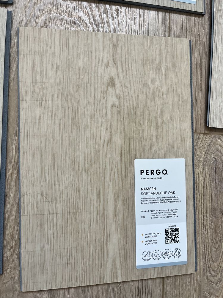 Próbki pergo winylowe